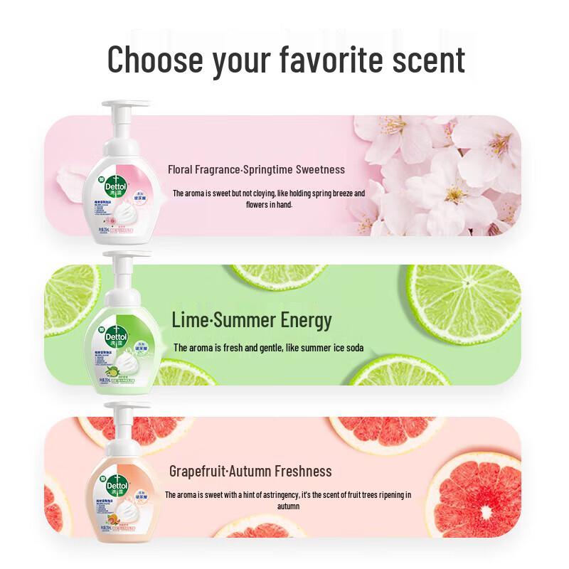 Dettol Antiseptic Foaming Hand Wash (Floral Scent)