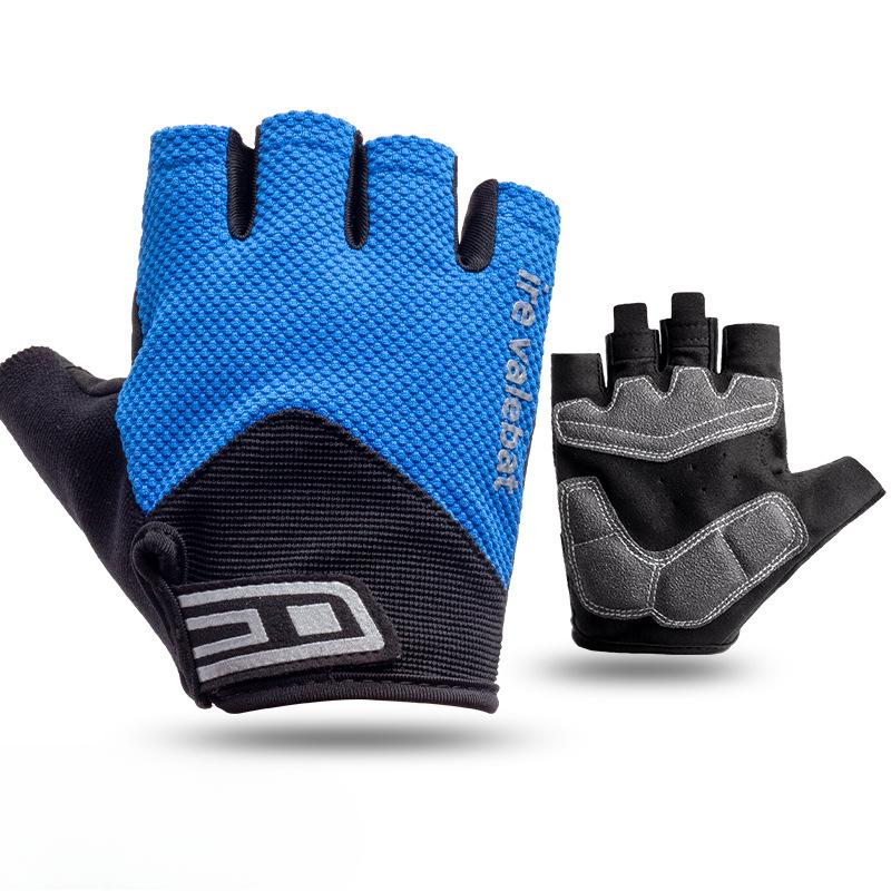

Sports Outdoor Cycling Gloves Half Finger Anti Slip Shock Absorbing and Breathable Equipment Gym Cycling Bicycle Outdoor Fitness XL