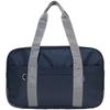 Cleat School Bag Navy Gray, Multi-Function Polyester Student Bag for A4 Documents, School, Club Activities and Daily Use