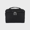 Recycled Black Train Case Pouch [1544.R086]