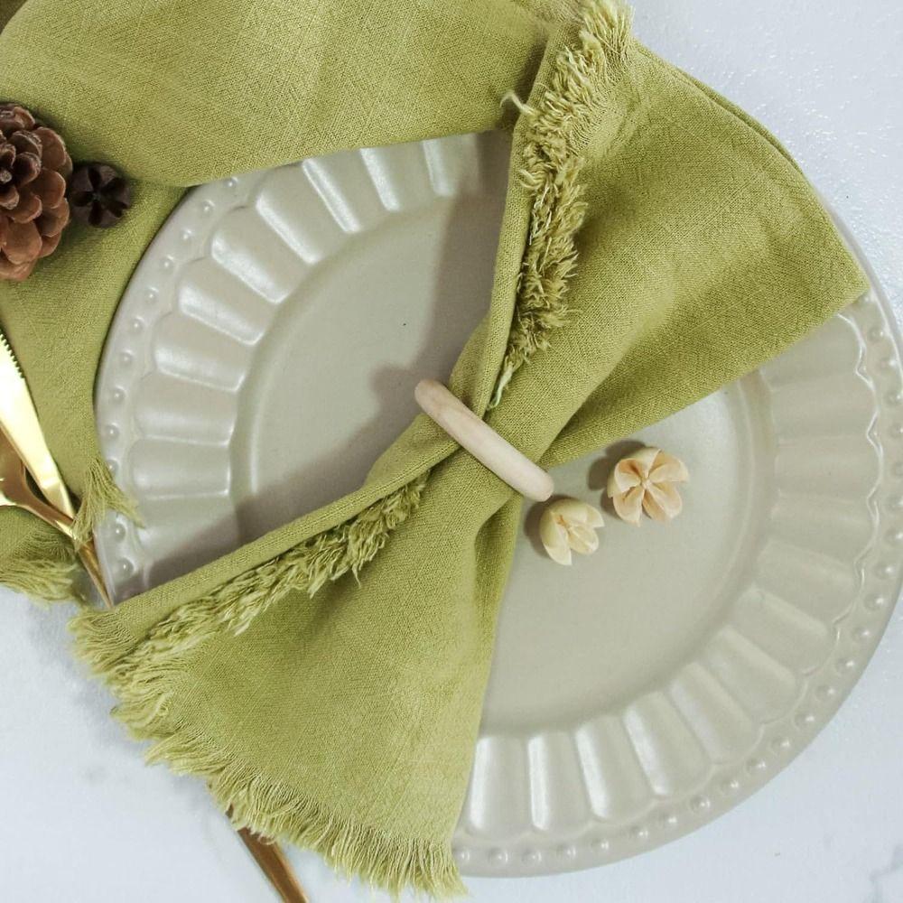 

Solid Color Cotton Napkin Table Decoration Placemats Party Supply Linen Napkin Home трава зеленый