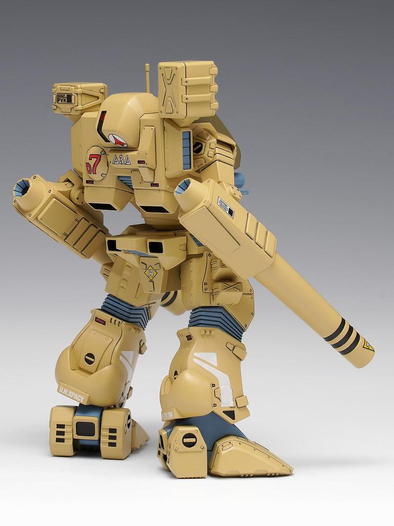 Wave Super Dimension Fortress Macross Tomahawk 12cm Kit Modello in Plastica MBR-04-MkVI Scala 1/100, Circa. Alto, Pre-colorato MC-085 (Robot)