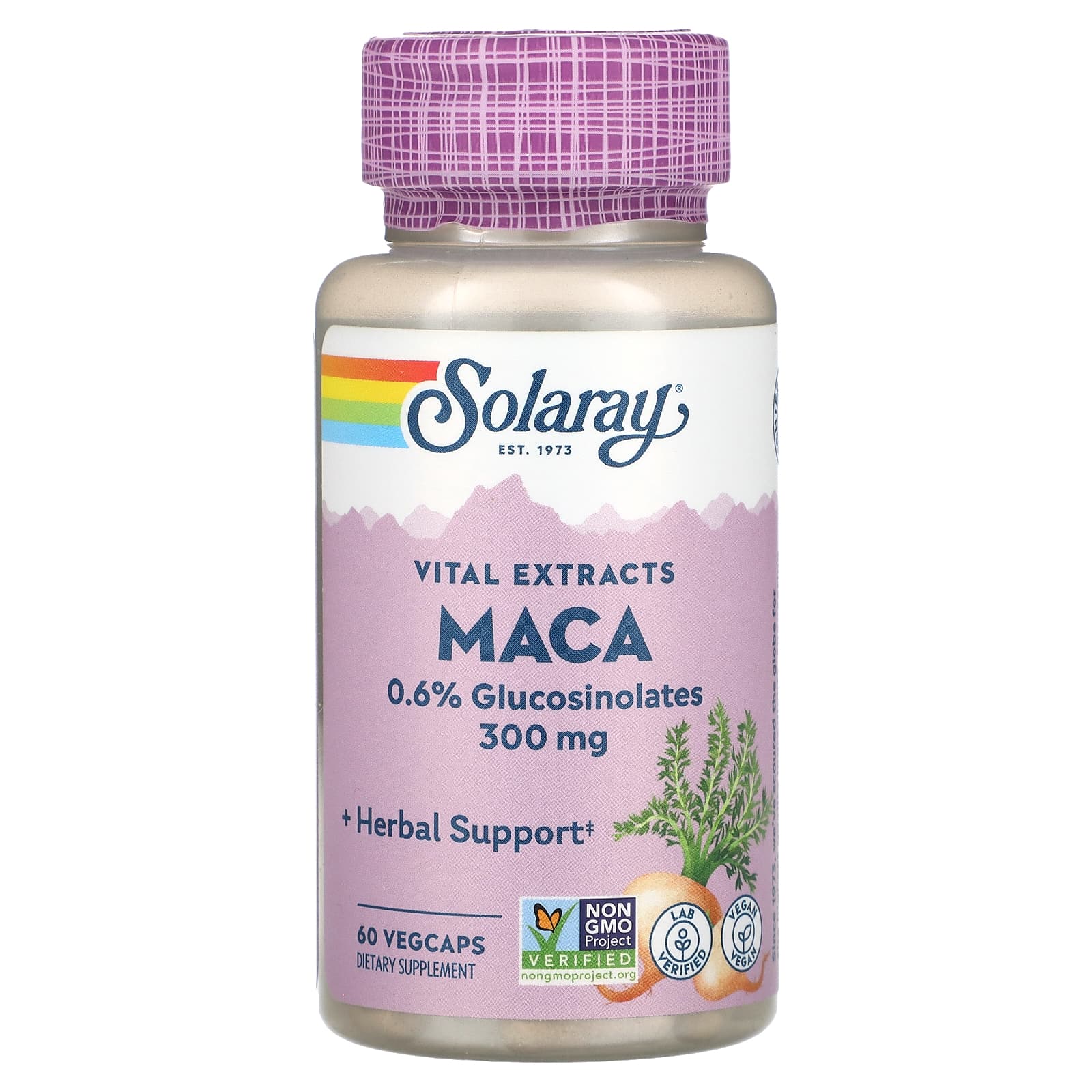 

Solaray, Essential Extract, Maca, 300 mg, 60 Veggie Capsules
