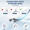 26AWG Router Cable Extension Gigabit Ethernet Cable High Speed Power Data Cable Replacement Extension Cable Easy to Use