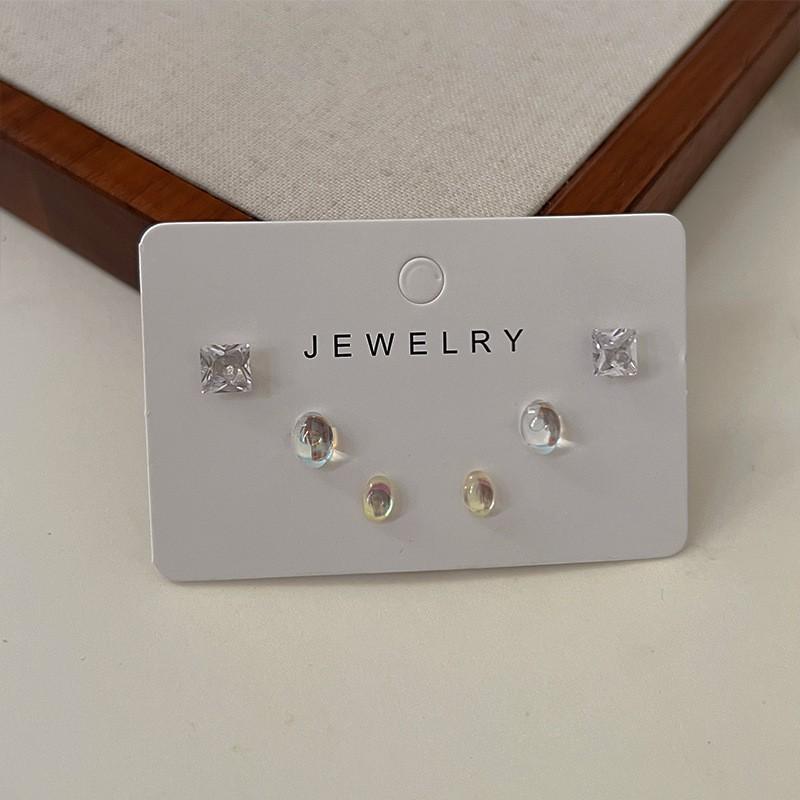 Exquisite Set, Earrings, Niche Design Earrings, Women's High-end Stud Earrings, Women's 6-piece Set