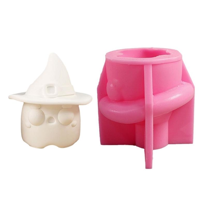Candle Silicone Moulds Crafting Molds Soap Making Molds Halloween Series Resin Art Molds Suitable for Various Occasion 1