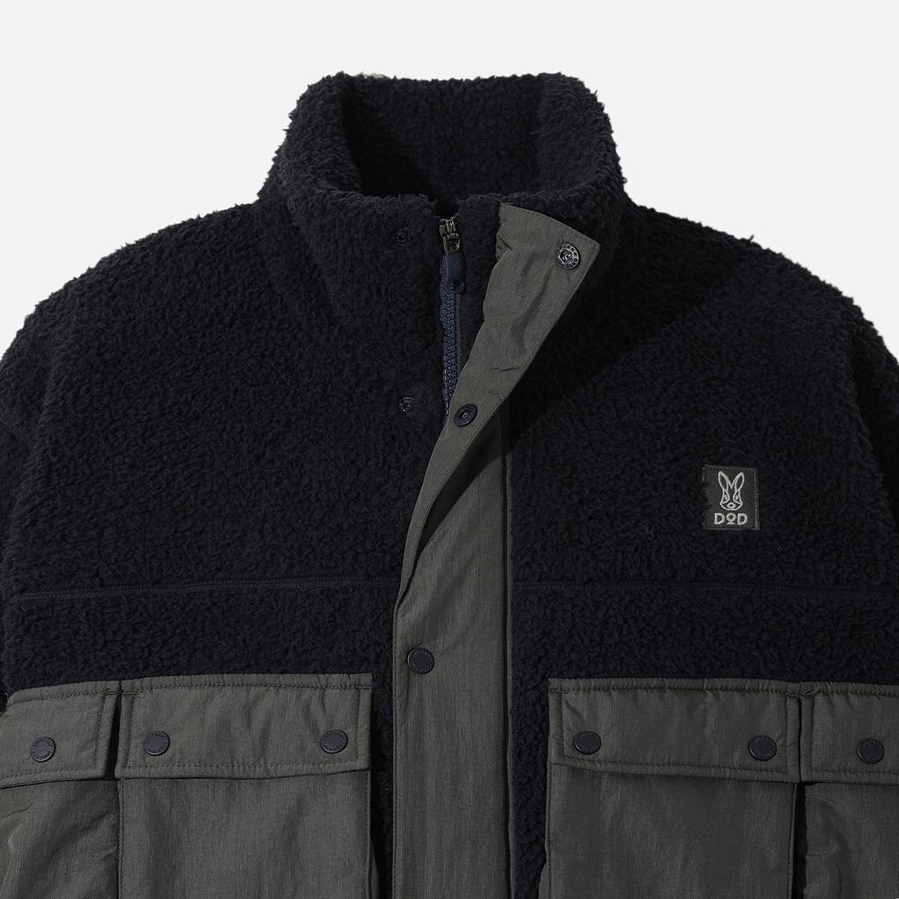 Dod Bark Fleece Utility Jacket (Navy)
