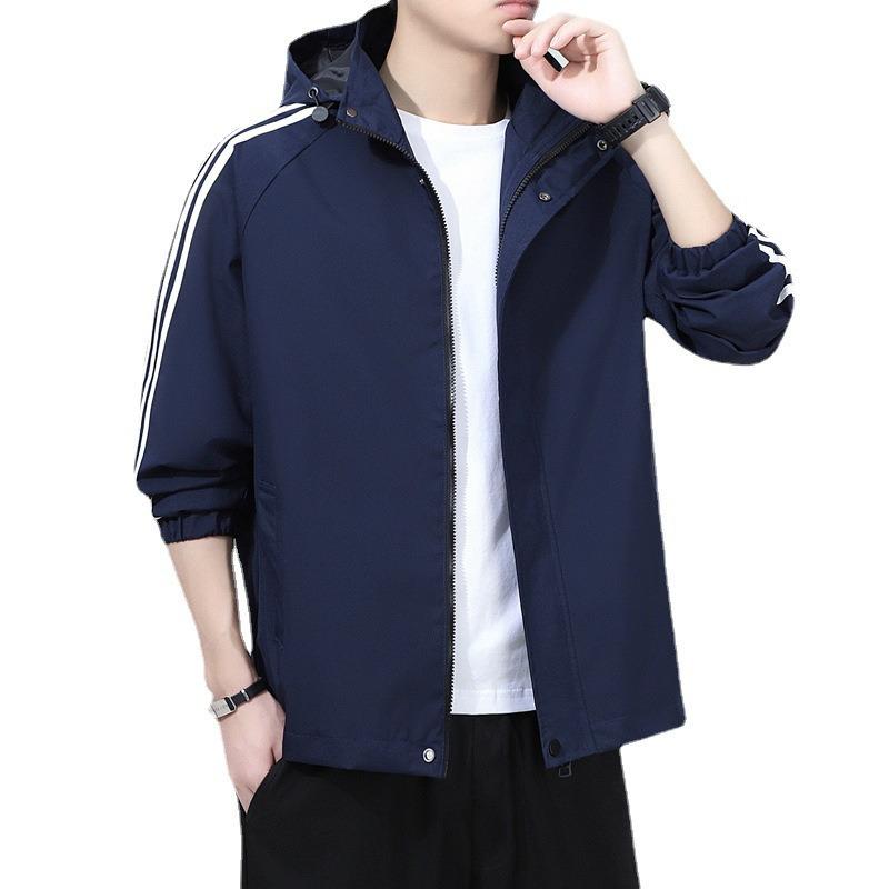 Youth Coat Men's Trend Casual Fashion Thin Trench Coat Men's Jacket Men's Clothing