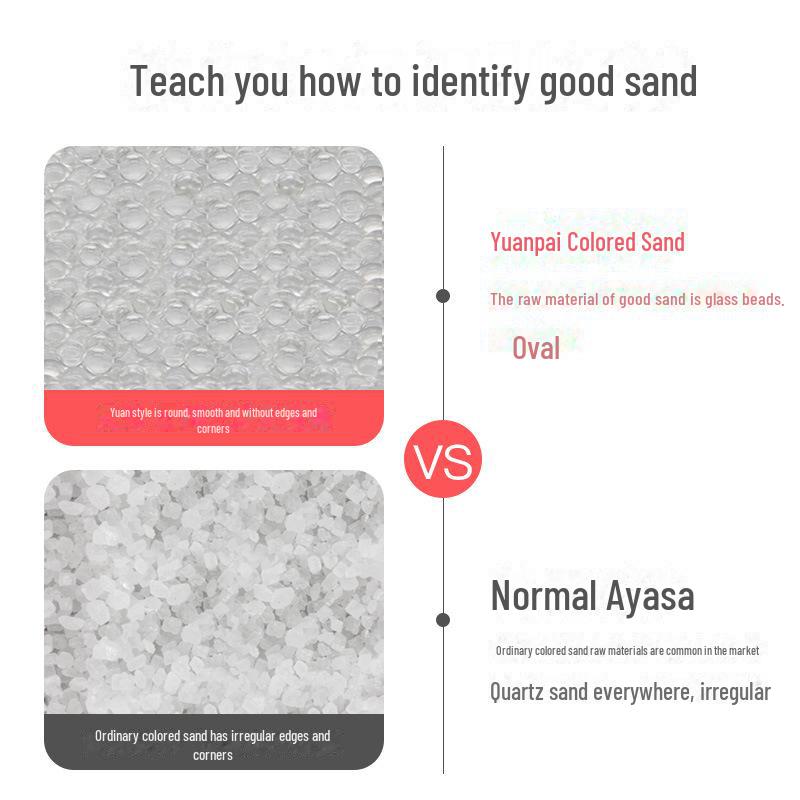 Yuanpai Space Magic Sand: Children's Colorful Mars Clay and Rubber Sand Toy Set