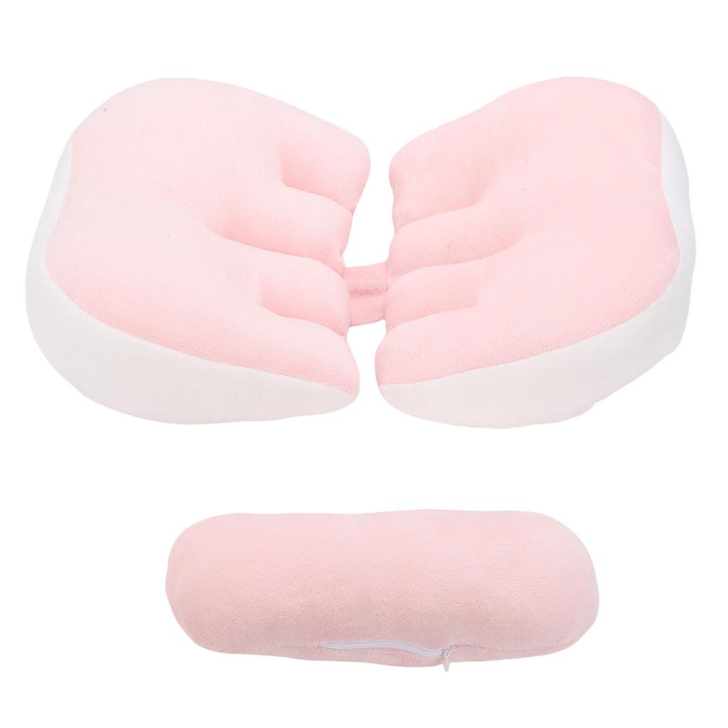 W Shaped Pillow for Women Cotton   Travel Belly Support Maternity   Pillow for Side Sleepers