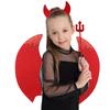 New Style, Halloween, Adult, Children, Red Devil Set, Headband, Wings, Ghost Festival Set, Dress Up Props