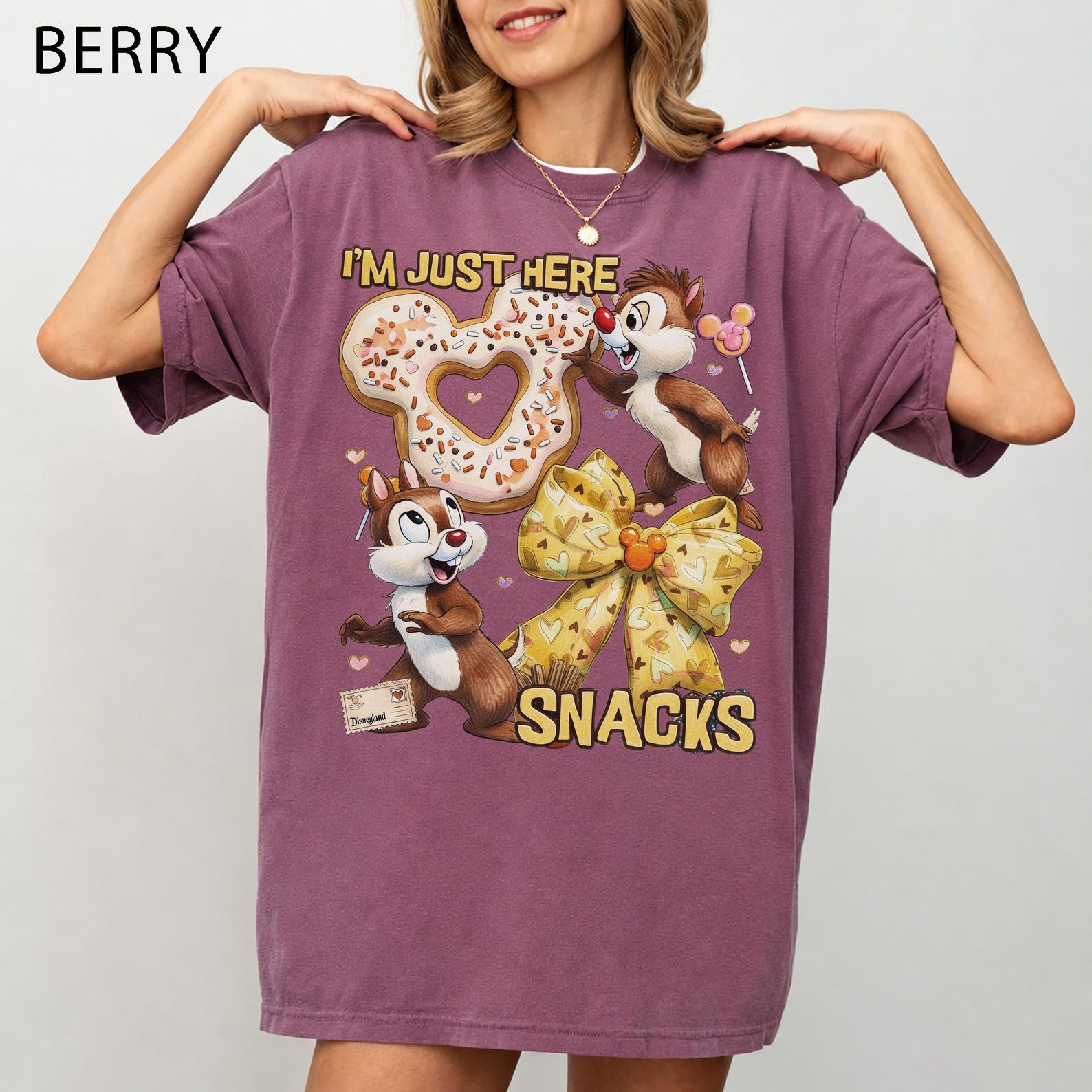 Chip And Dale Snack Shirt, Retro Epcot Trip Tee L
