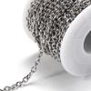 1meter/lot Stainless Steel Rolo Cable Bulk Chains for Jewelry Making Link DIY Punk Necklace Hiphop Bracelet Accessories Handmade