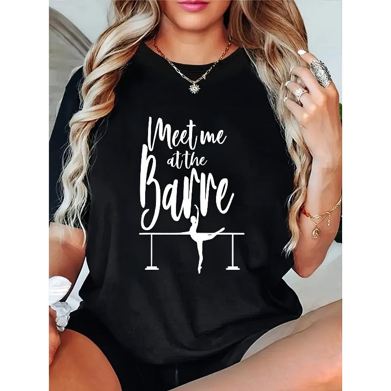 

European sizes Women s Casual Short Sleeve Crew Neck T-Shirt - Opaque Summer & Spring Blouse/Waist/Thigh Graphic Print Top 4XL чорний