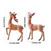 Elegant 3D Deer Pendant Earring Charm Christmas Elk Necklace Keychain Pendant for Nature Lovers and Fashion Enthusiasts