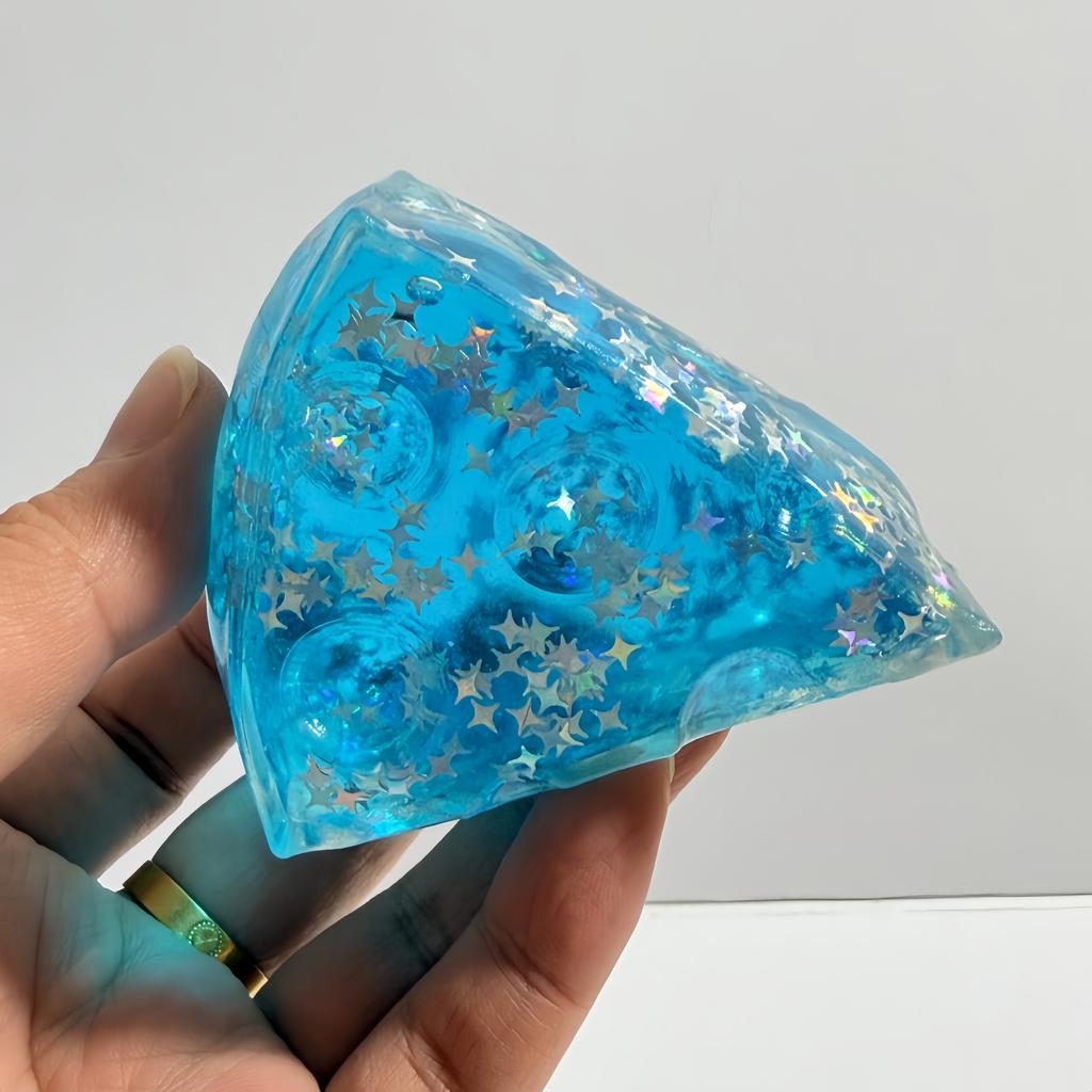 Stressabbau Spielzeug Squishy Honigkäse Transparentes Quetschspielzeug Langsam Rückprall Schreibtischspielzeug Fidget Spielzeug Geschenk