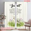 2pcs 2D Flat Printing Drapes Fear Not Lamb God Strength Fabric Without Electricity 0 for Wall Art Party Decoration