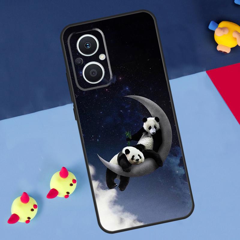 Panda Cute For OPPO Reno 14 13 12 11 10 Pro 11F 12F 13F 14F 7 8 Lite 8T OPPO Find X9 X5 X6 X8 Pro Case