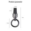 Car Stickers For Alfa Romeo Metal/Leather Car Logo Key Chain Keyring Auto Interiors Accessories For Alfa Romeo 4C 159 166 Spider