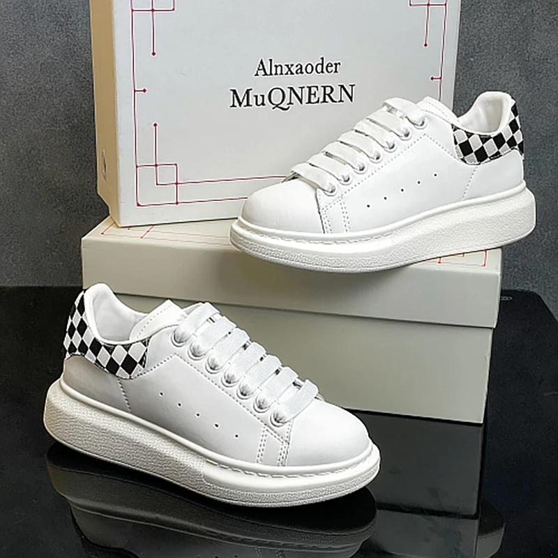 2025 New Style Couple Student Sports Casual Shoes Men's White Tenis Shoes Women's Breathable EVA Sole PVC Surface Winter Season