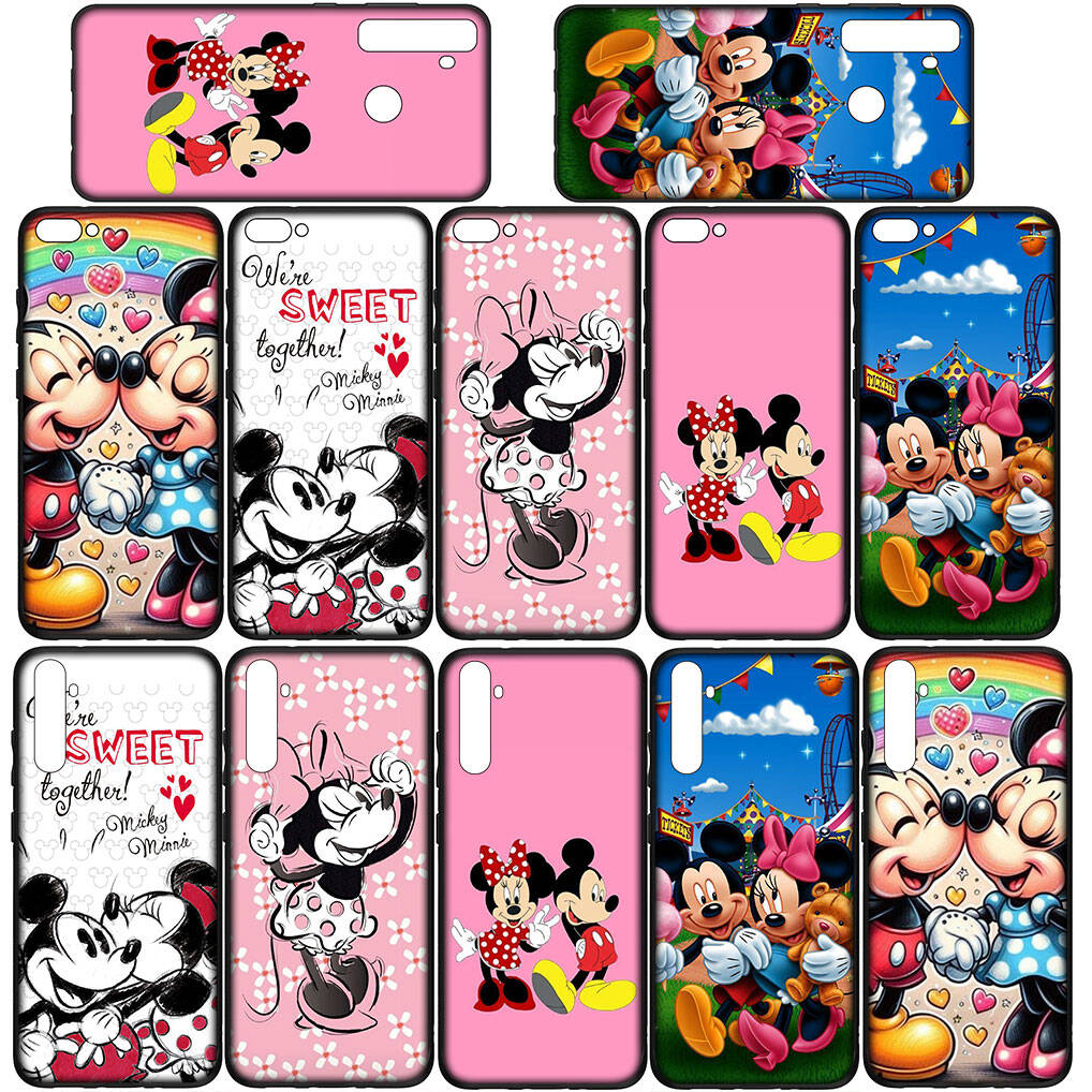 for iPhone 17 15 Xiaomi Poco F7 F8 X7 X6 C85 C75 C71 M8 Redmi Note 14 13 12 11 Pro Max 14C 13C 15C A3 A4 Phone Case Cartoon Minnie Mickey Mouse Cover