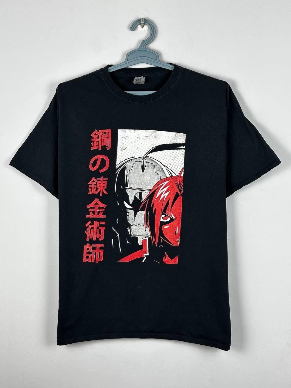 Vintage Fullmetal Alchemist Anime Graphic Print T Shirt Size XL Unisex T-Shirt XL