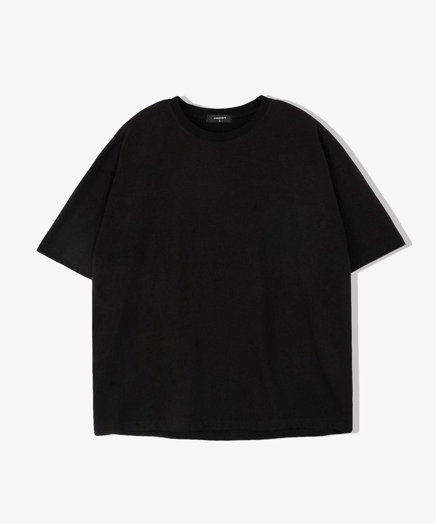 UNDEROFF Men'S Cotton Short Sleeve Crop Top Melange