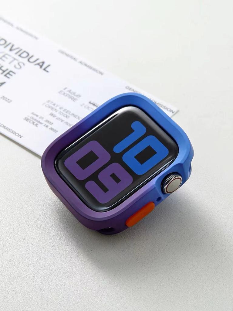 Bumper Soft Silicone Case For Apple Watch Ultra 11 10 9 8 7 6 SE 5 Anti-drop Shockproof Matte Cover For iwatch 49mm 41mm 42mm 46mm 40mm 44mm 45mm