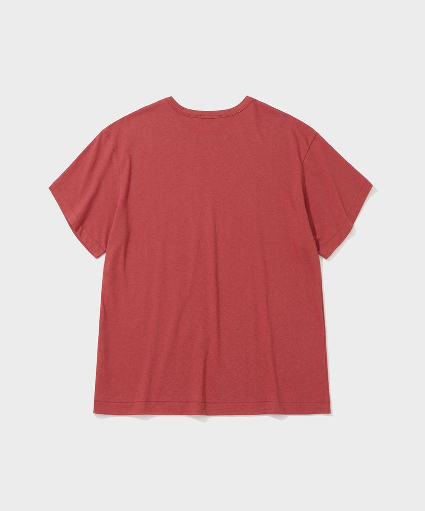 SHIRTER Wool Blended Cotton T-Shirt (Red)