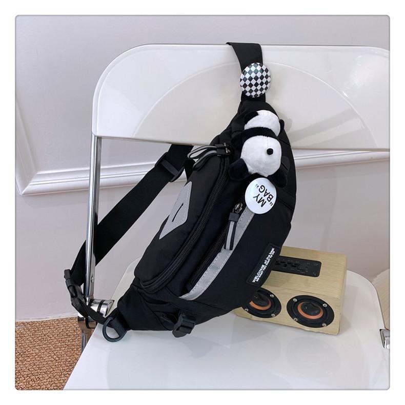 Unisex Chest Bag Simple Storage Bag Lightweight Travel Small Backpack Crossbody Bag Fashion Casual Single Should Bags