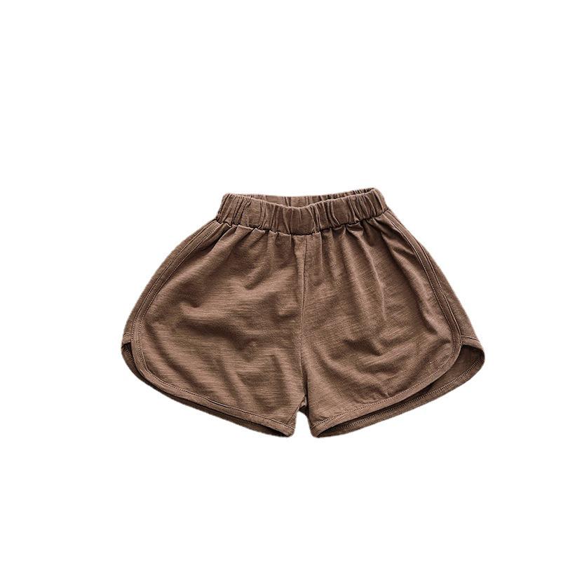 Trendy Bamboo-Cotton Summer Shorts for Kids - Unisex, 8 Colors, Korean Style