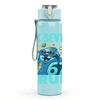 1PC Six Seven Bruh Blue Letter Art 750ml Color Plastic Sports Water Bottle Leakproof Flip Straw Lid Suitable for Sports Office Home Use