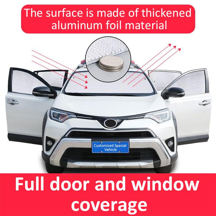 Full Coverage Sunshades For Volkswagen VW Golf 7 Mk7 2013 2014 2015 2016~2021 Car Sunscreen Privacy Blocks Anti-UV AccessoriesWindshield Sunshades 1