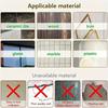 12/24pairs Heavy-Duty Double Sided Adhesive Mounting Strips Interlocking Tape  Reusable Sticky Back Tape for Hanging Organizing