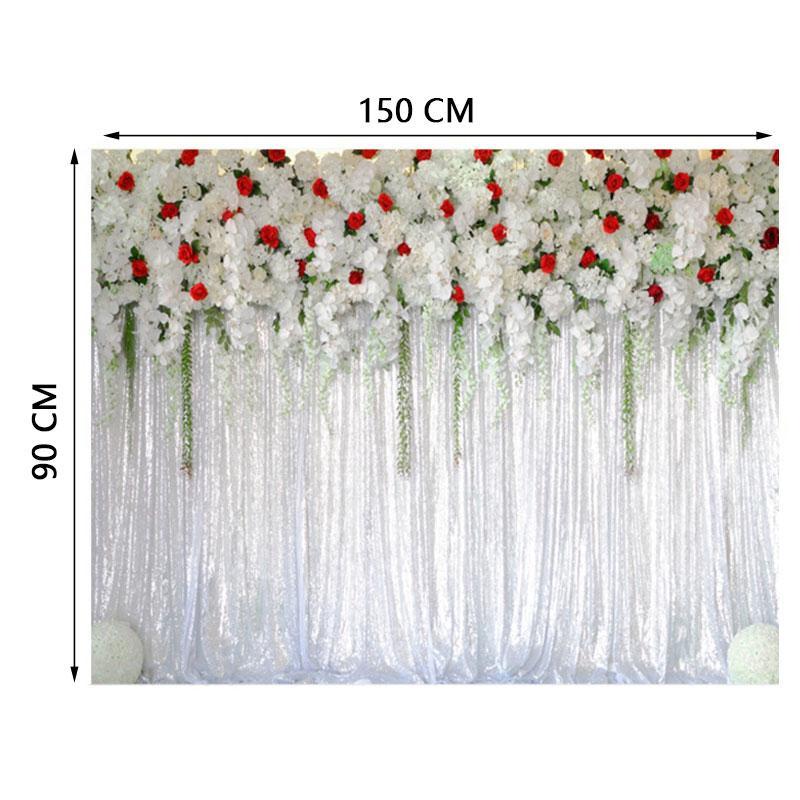 

Роза Цветок Стены Фоны Свадьба День Рождения Цветочная Тематическая Вечеринка Фон 90x150cm