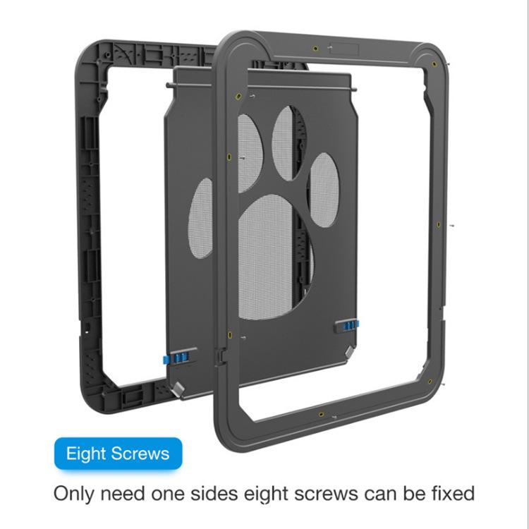 Paw Print Small Pet Screen Door - Anti-Bite for Cats and Dogs