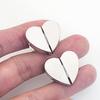 8PCS Heart-Shaped Shower Curtain Hooks Anti-Slip Window Screen Fix Fastener Clip  Dormitory