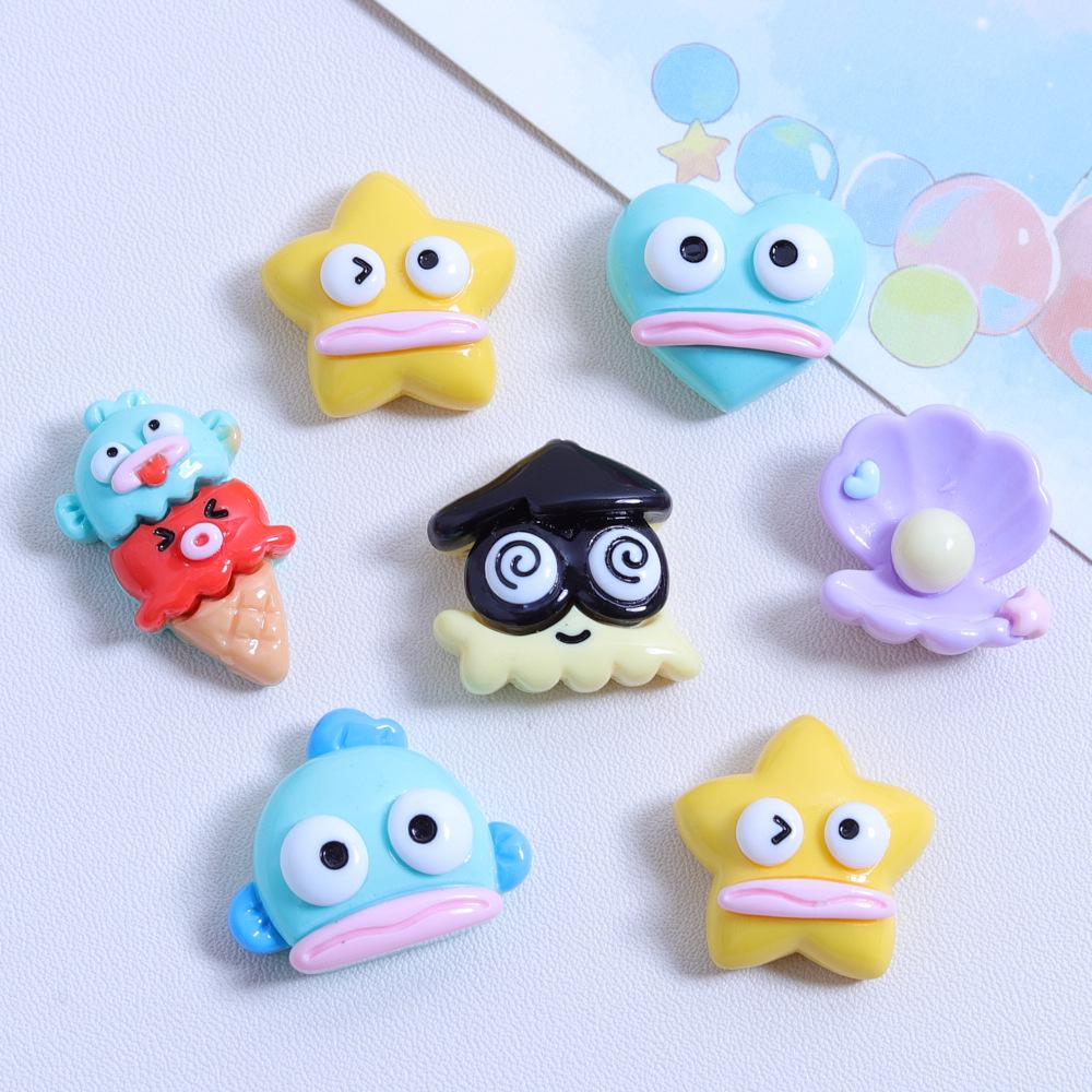 Handmade Cartoon Big Mouth Fish Shoe Charms for Crocs