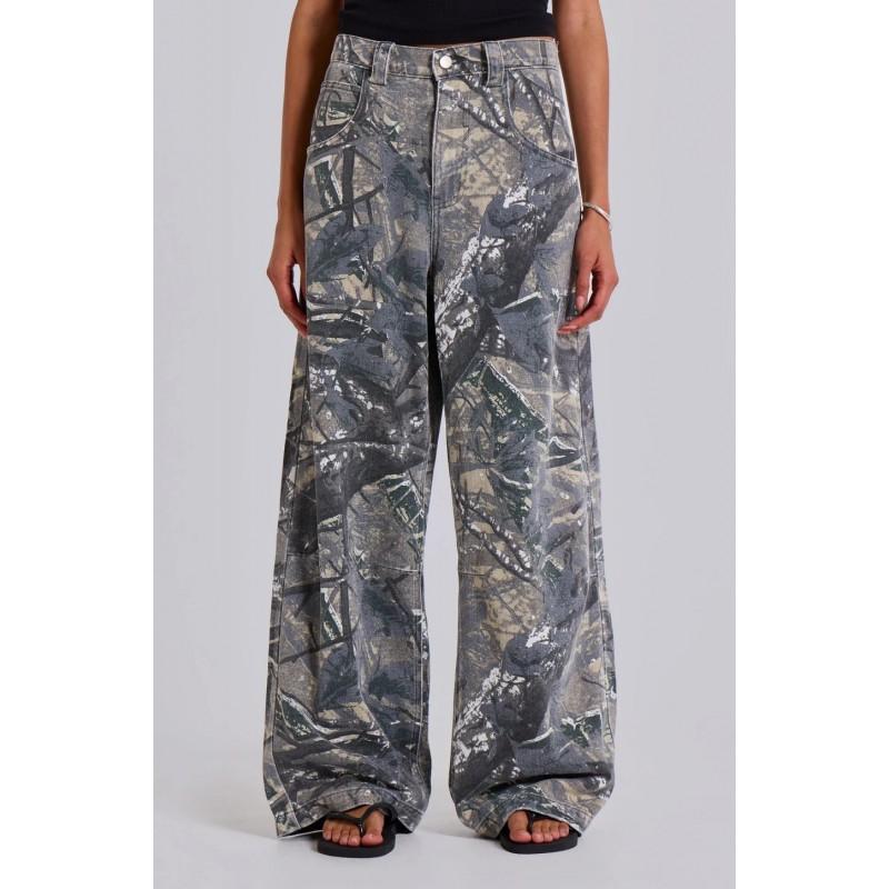 Unisex Relaxed Fit Straight Leg Jeans