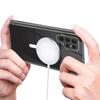 For Samsung Galaxy S23 Ultra Acrylic TPU Smartphone Case Compatible with MagSafe Anti-Drop Phone Cover