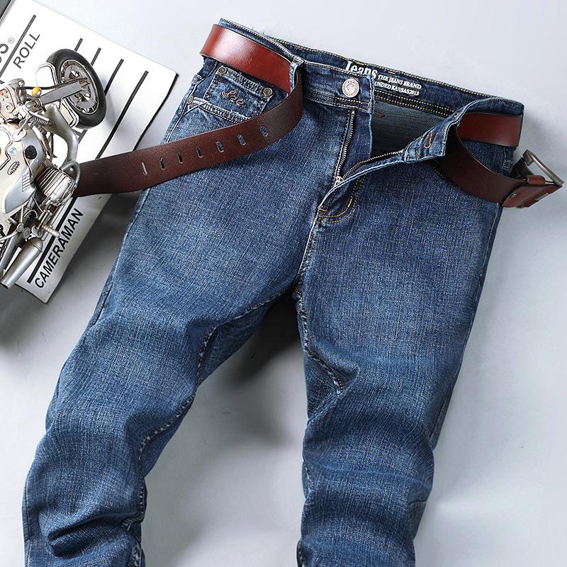 Men's High-Quality Slim Fit Stretch Jeans for Autumn and Winter