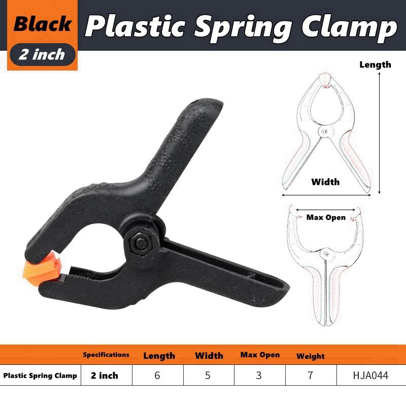 Nylon Spring Clamp Set Plastics Clips for Backdrop, Wood Working, Photography, Craft, Art DIY