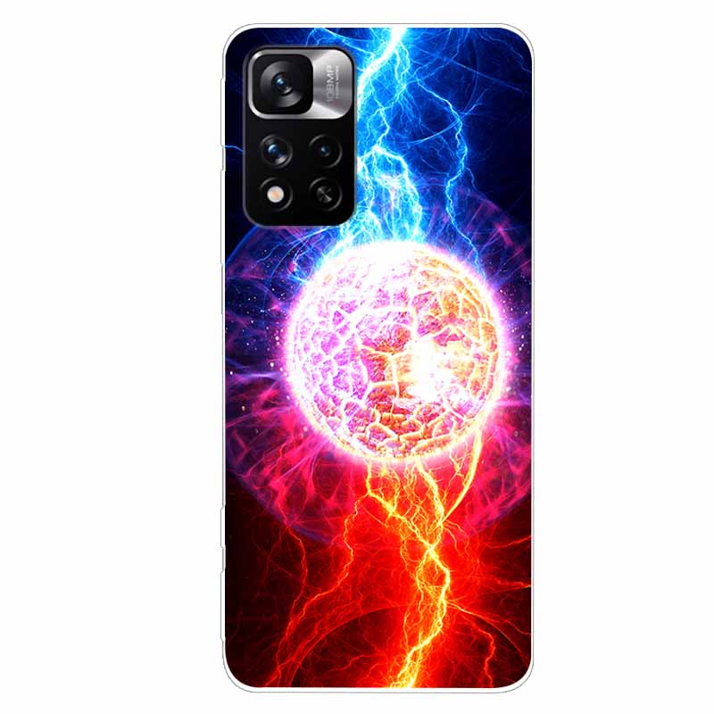 Custodia Per Xiaomi Redmi Note 11 Pro+ 5G Cover Silicone Morbida Cover Posteriore Per Redmi Note 11 Pro Plus 5G Fundas Globale Carino