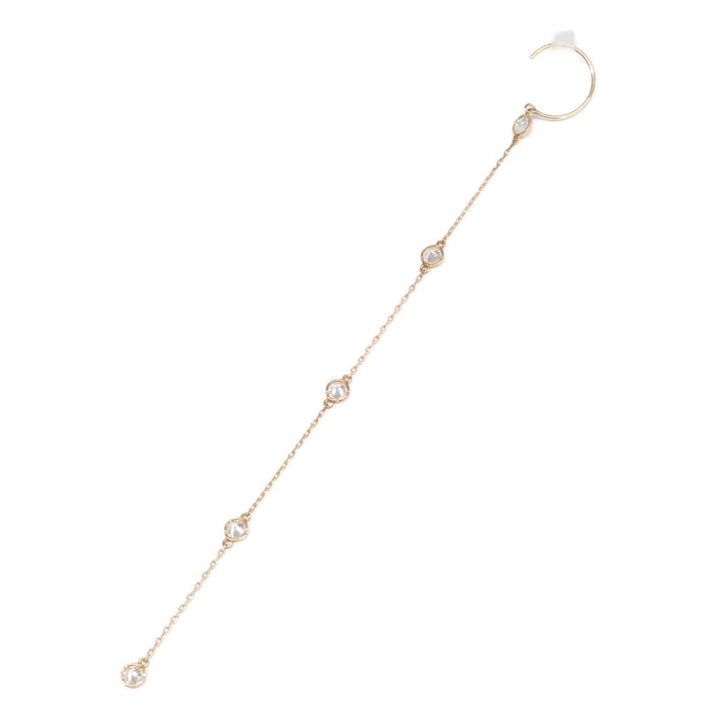 AHKAH [Excellent Condition] VC1064010400 K18 Nude Diamond Sunk Single Earring Earring Yellow GoldUsed