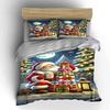 Santa with Gifts Christmas Set Bedding Duvet Cover Set Duvet Cover Pillowcases  (1*Duvet Cover 2*Pillowcases, without duvet insert)