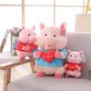 Pig Hugging Heart Plush Toy Cartoon Soft Filling Doll Couple Gift Confession