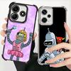 Cartoon Funny F-Futuramas Soft Phone Case For Xiaomi Redmi Note 14 15 Pro Plus 13 12 11S 11T 5G 10 9S 9 Plating Anti-Fall Fundas