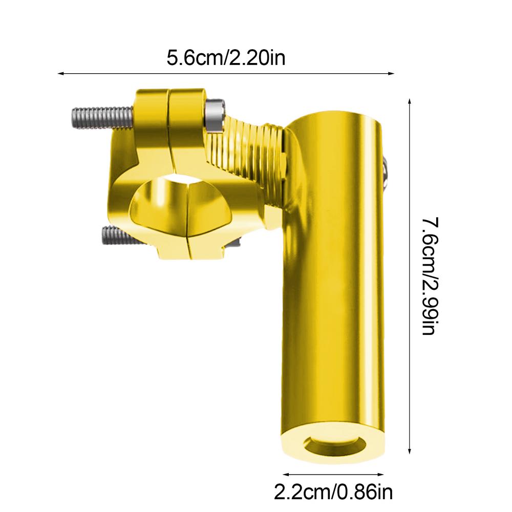 

Handlebar Mount Bracket Aluminum Handlebar Extender Adjustable Mount Bracket Spotlight Rise Up Motorcycle Accessories Mount золотой
