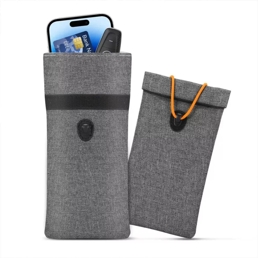 Signal Blocking Bag For Cell Phone Car Keys Remote Control Shielding Pouch Signal Blocking Case Privacy Protection