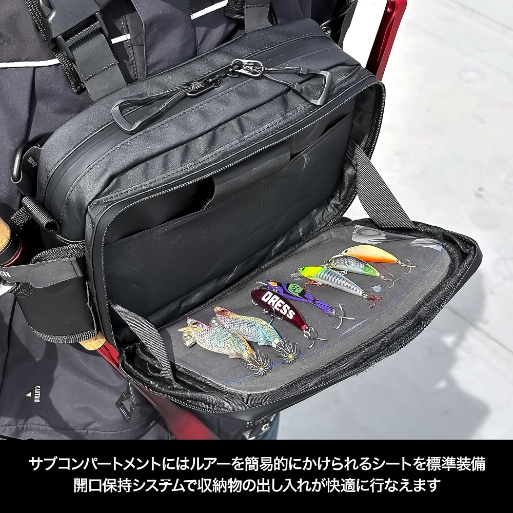 Tactical Shield Waterproof Chest Bag Fishing Rod Holder Storage Case for Fishing Gear